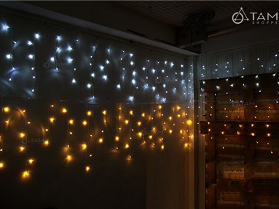 Đèn rèm Led thả trần xen kẻ sợi 40-50-60cm dài 4m L-R-456